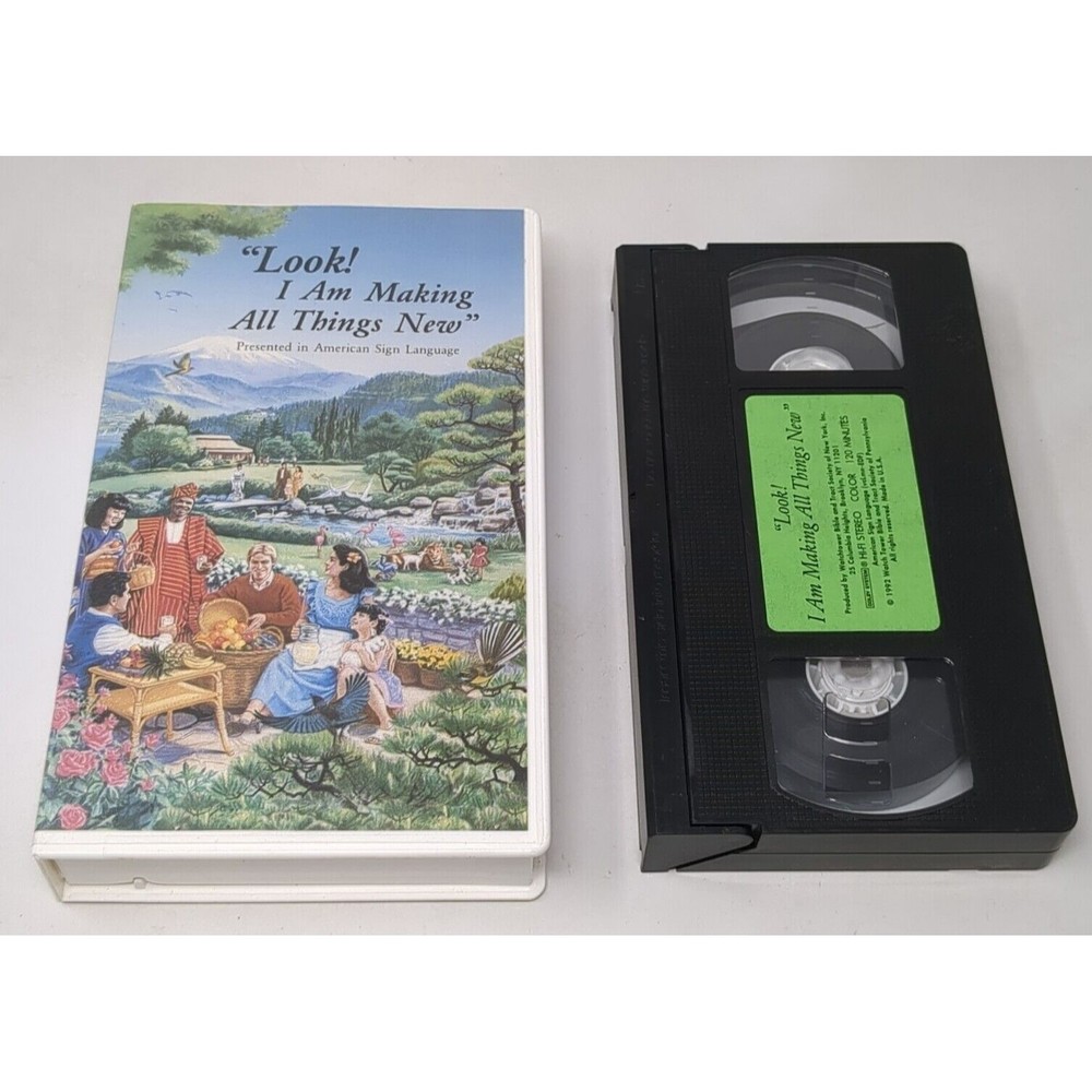 Watch Tower Bible Jehovah's Witness Sign Language VHS‎ Tape Christian Lost Media
